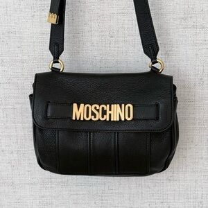 Moschino Grained Leather Bag